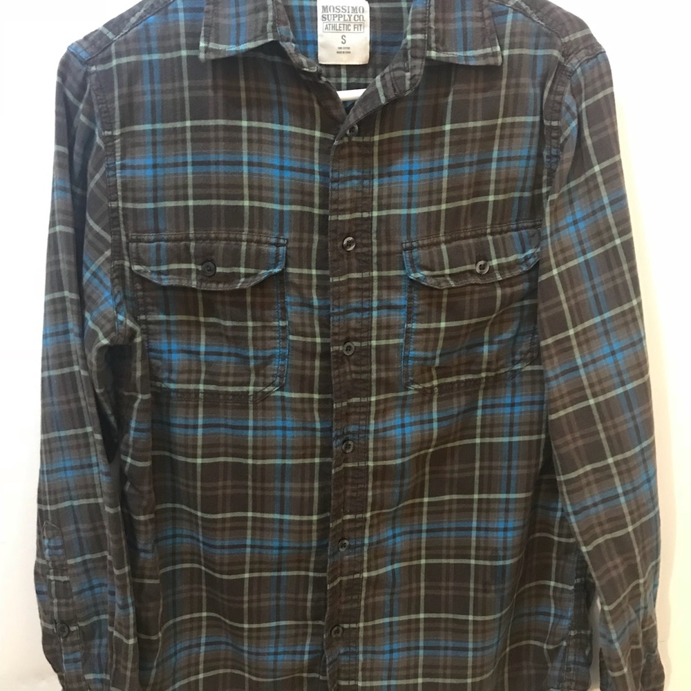 Target Mossimo Flannel Athletic Fit Size Small